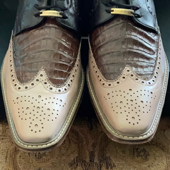 Genuine Crocodile Belvedere Mens Size 13 - Picture 5 of 14